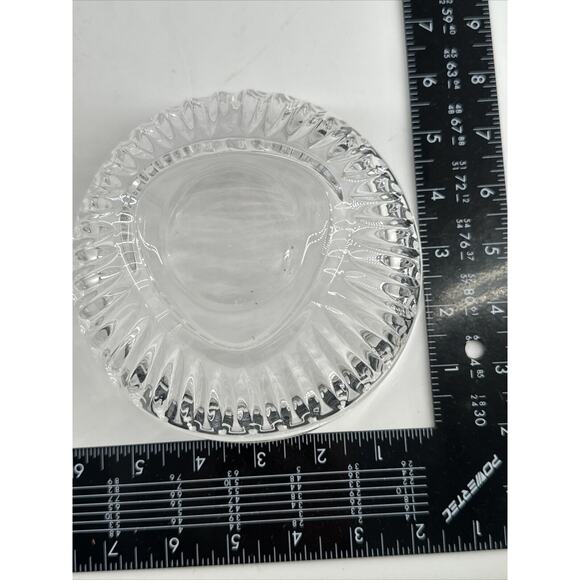 Crystal Trinket Candy Nut Bowl 5 3/4 Inches Germany Mikasa CIMARRON Triangular - Picture 8 of 8